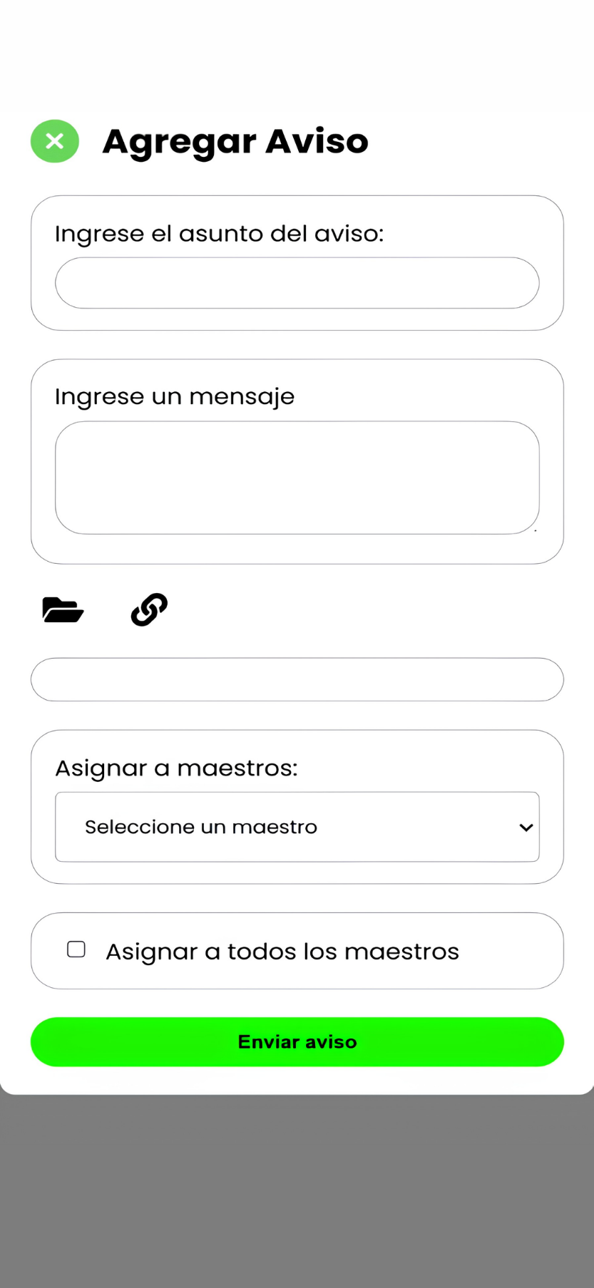 Creación de avisos en Stenovy